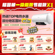 Midea water storage electric water heater electric household 50 liters trade-in state subsidy 2200W fast heating first-class energy efficiency energy saving safety protection extended electric wall F5021-X1 (S)