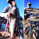 Gexuanwei 2.24 flagship vix ice blue powder fishing rod hand rod high carbon large comprehensive giant platform fishing rod carp crucian carp rod 2.7m 5H-[Huku wild fishing]+luxury gift bag