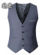 Zuosike Men's Suit Vest Korean Style Slim Vest Autumn Thin Trendy Casual Style Small Vest Men Gray Four Buttons 2XL (130-145Jin [Jin equals 0.5 kg])