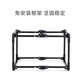 Vieruodis Pet Portable Cage pour sortir de petits, moyens et grands chiens, chiens, chats, cabine à boîte à air pliable légère, cage de chiens automobiles, taille noire [suggérée pour une utilisation chez les chiens de taille moyenne]