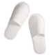 Jebis disposable slippers with toe caps, 20 pairs, men and women travel home hotel non-slip linen cotton slippers