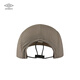 
Umbro baseball cap new big head sporty versatile sunshade men and women flat edge baseball cap gravel brown single size