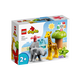乐高（LEGO） 得宝大颗粒幼儿创意拼搭玩具生日礼物 10971 非洲野生动物