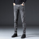 Jeep Spirit Jeans Winter New Style de Winter Plus de terciopelo Pantalones delgados para hombres Pantalones rectos elásticos de moda Qqn-1049 Gray 33