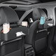 Fengshang car storage box multifunctional car back chair storage box hook type water cup storage box car tissue box decoration chair back storage box classic black
