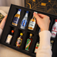
ERGOUPUB small wine version gift box mini wine version whiskey bottle wine set gift for boyfriend 10 bottle wine version gift box