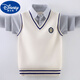 Disney boy fake two-piece shirt lapel sweater pullover autumn and winter children's thread medium-sized children's boy knitted base shirt men without velvet 170cm