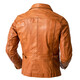 
Show Stage Niche Wax-Sensory KB Bear Men's Top Layer Cowhide Leather Jacket High-quality Fashion Genuine Leather Jacket Orange 3XL/185