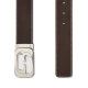 
Gucci (GUCCI) men's coffee color PVC square buckle belt, coffee color 9767 European size 100