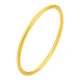Chinese gold CHINA GOLD gold bracelet women's ancient method plain ring gold bracelet gold jewelry wedding jewelry Valentine's Day gift for wife and girlfriend 54 ring mouth about 10.2g