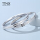 TTMIX frosted pt950 platinum bracelet for women, platinum bracelet, simple platinum bracelet, concubine bracelet, birthday gift, 56mm, one bar, weight 19.89g, width 5.5mm, if the weight is more, the less will be added.