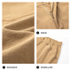 Sieben Wolfshorts Herren Sommer Neue Splash-Repellent Hosen Herren-Outdoor-Arbeitshosen Kumpelte Hosen 701 (Khaki) S 165