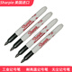 Picturas de Yue Western, Pen de marcador resistente a alta temperatura Pen a alta temperatura no se desvanece Sharpie13601 Marcador de aceite de laboratorio industrial Pen 13601 Negro