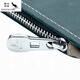 Bolsa de pasaporte de canguro fresco hombres de cuero genuino de cuero y mujer billetera antirrobo de viaje multifuncional clip de boleto de aire de aire