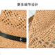 Somubay Hut Herren Sonnenschatten Strohhut Hut Atmungsfreier Urlaub cooler Hut Sonnenschutz Hut Panama Britische Gentleman's Top -Hut Khaki Farbe (Empfohlen vom Ladenmanager) Regulierter Code