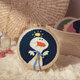 
CLCEY children's handmade DIY yarn poke embroidery material bag Russian embroidery poke embroidery school handmade lesson self-embroidery gift Little Red Riding Hood + adjustable poke needle ++ wooden stand