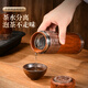 
Hantang Yixing Purple Clay Inner Bottom Insulation Cup Health Care Men and Women Baifu High-end Tea Cup for Parents and Elderly Gift Customized Mahogany Grain Baifu Straight Cup