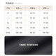 Li Ning (LI-NING) swimming trunks men's loose anti-embarrassment swimsuit suit amphibious black short-sleeved two-piece set 07-25 XXL