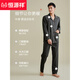 Hengyuanxiang Pyjamas Herrenreine Baumwoll -Langarmhose Neue Baumwolle Herbst und Winter Outdoor Casual Wear Home Clothing Set 16854 Gittergrün 180/xxl