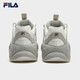 FILA Croissant Shoes Sneakers Women's Casual Shoes Dad Shoes Thick Sole Shoes Tofu White/Oatmeal Color-TO 38
