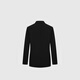 
Biemlfdlkk [Lightweight and comfortable] Spring and summer men's casual commuting and easy to take care of windproof light business suit jacket workplace outfit 07 black L /105