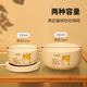 猫咪饮水机饮水器酸奶机水碗猫喝水喂食 猫碗冬天用 350ml雪域白喵陶瓷碗+多档B