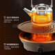Morphyrichards tea cooker around the stove, electric ceramic stove with glass teapot + barbecue net health pot all-in-one tea brewing machine MR6083 all glass 0 glue coconut milk white 0.65L
