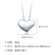 Avani PT950 platinum necklace for women heart-shaped platinum clavicle chain pendant set chain for girlfriend heart-shaped platinum necklace
