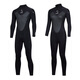 ZCCO New 3mm Diving Suit Men's One-piece Warm Wet Suit Women's Long Sleeve Coldproof Snorkeling Winter Swimsuit Men's Black XL