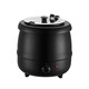 Suiqi Electronic Warming Soup Pot Insulated Soup Bucket Commercial 304 Stainless Steel Soup Pot Porridge Bucket 10-liter Steel Soup Pot Large Mouth Lid/Upgraded 304 Liner