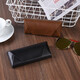 Erwei Japanische Style Brille Box Ins Mädchen tragbare Anti-Druck-Sonnenbrille Retro Eye Storage Box Myopia Brille Box Schwarz