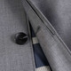 Pier Cardin middle-aged and elderly high-end wool jacket men's spring and autumn new jacket business casual loose dad's suit no iron jacket shirt 2287 lapel buttons - dark blue 2XL (185) - Recommended weight 165-175Jin [Jin equals 0.5 kg]