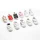 G. Duckkids kleine gelbe Ente 0-1 Jahre alte Baby Kleinkindschuhe Gummi-Sohle-Neugeborenenschuhe Babyschuhe Kleinkindschuhe Babyschuhe 8149 1512 Silber 13 cm/93g