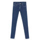 Costeo de swing jeans negros de vidrio bajo para mujeres en primavera y otoño 2023 Nuevos pantalones de lápiz de lápiz pequeños de pie de nueve puntos y elásticos de nueve puntos