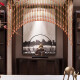 Xiangshangge Crystal Bead Curtain No Punching Peachwood Gourd Bedroom Door Curtain Entrance Aisle Partition Curtain Bathroom Toilet Hanging Curtain 21 Arcs (Suitable for 0.6-0.8 Meter Width)