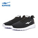 Hongxing Erke Men's Shoes Sports Shoes Comfortable Casual Running Shoes Light Soft Soled Mesh Shoes Jogging Shoes Men's Black/White 41