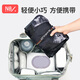 纽贝乐婴儿背带前抱式宝宝背带前后两用儿童简易背娃抱娃神器释放双手 蓝色：升级旋钮背带款，前后两用