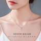 Fakou Necklace Women's Small Fresh Silver Pendant Brilliant Galaxy Clavicle Chain Birthday Gift for Girlfriend and Wife Brilliant Galaxy 11 stars represent single-minded love