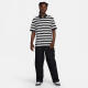 Nike (NIKE)CLUB Men's Striped Lapel T-shirt FN3897-010 XXL