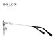 Bolon Tyrannosaurus Gafas de miopía Nuevo producto Yang Zi El mismo espejo óptico de metal de ojo de gato retro de Yang Zi se puede combinar con Myopia Women BH7029 B15-Silver/Semi-Light Matte Marco + Prosun Anti-Blue Light 1.67 (dentro de 800 grados)