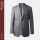 Vicutu Herren -Anzug formale Tragependlerjacke Bräutigam Bester Hochzeitskleid Anzug Dunkelgrau 175/100c