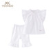 Yeehoo [mismo modelo en el centro comercial de compras] Set de algodón de algodón pantalones cortos de chaleco de algodón cómodo y fresco