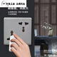 Multi-function misaligned six-hole Ximen 86 type sub-switch high-power concealed 16Aa three-three plug power socket starry sky gray-six holes