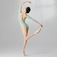 
Sansha ballet costume women, mid-sleeved round neck dance costume Krishna blue practice suit light green M