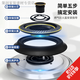 XMSJ液化气天然气煤气灶燃气灶火盖分火器灶头分火盖全铜通用配件零件 XY13544-16飞机炉头适用铜芯