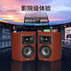 JBLSTUDIO680/690/698家庭影院主音箱客厅落地HiFi发烧音响5.1声道环绕重低音音响播放器 【标准版】STUDIO680一对-黑色