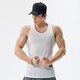 Lutielang Sports Fitness Vest Men's I-shaped Quick-drying Breathable Muscle Training Running Basketball Sleeveless Black XL