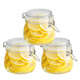 Baijie glass sealed jar 500ml 3 canned bird's nest jar bottle honey jar kimchi jar wine bottle