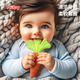 Nuby feeding supplies baby teether, baby teeth soothing teether set 3/6 months, chewable and boilable