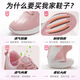 Hongxing nuevo Zapatos de suela suave 2025 Summer, zapatos tejidos voladores, zapatos madre estudiantil, de pie durante mucho tiempo, zapatos informales, G-H831 Rose Red 38
